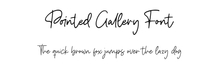 Pointed Gallery Font by AesthericaStudio — Decorative Font