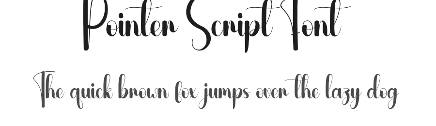 Pointer Script Font by andikastudio — Script Handwritten Font