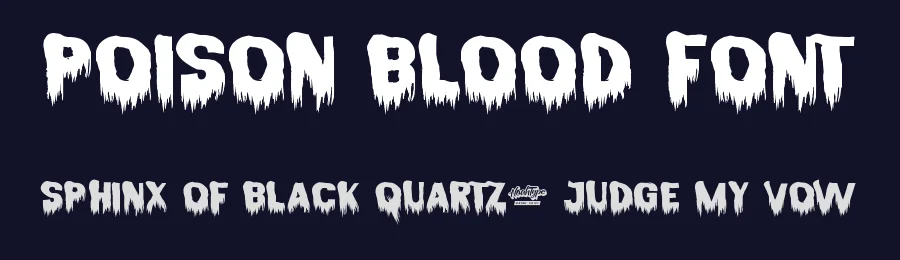 Poison Blood Font by noahtype — Display Font — thumbnail 2