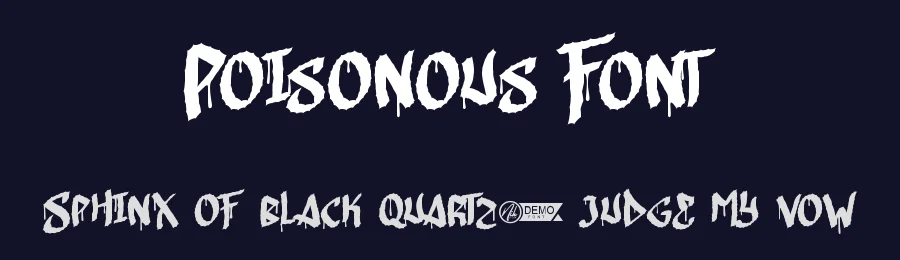 Poisonous Font by nihstudio — Display Font — thumbnail 2
