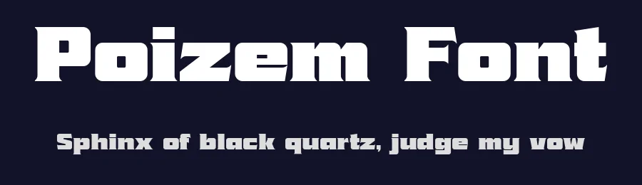 Poizem Font by 24Design Studios — Display Font — thumbnail 2