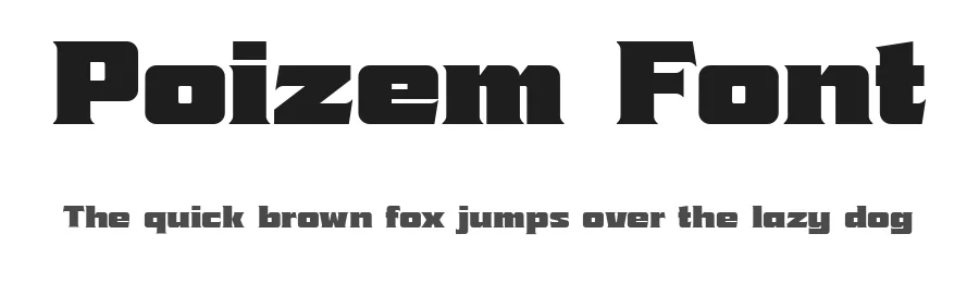 Poizem Font by 24Design Studios — Display Font