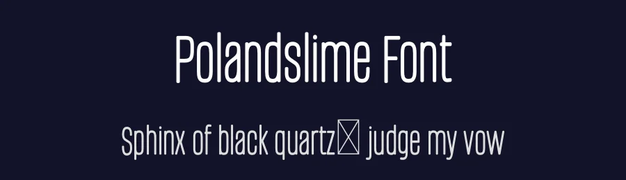 Polandslime Font by yantodesign — Sans Serif Font — thumbnail 2