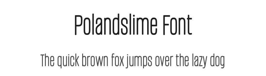 Polandslime Font by yantodesign — Sans Serif Font