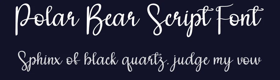 Polar Bear Script Font by andikastudio — Script Handwritten Font — thumbnail 2