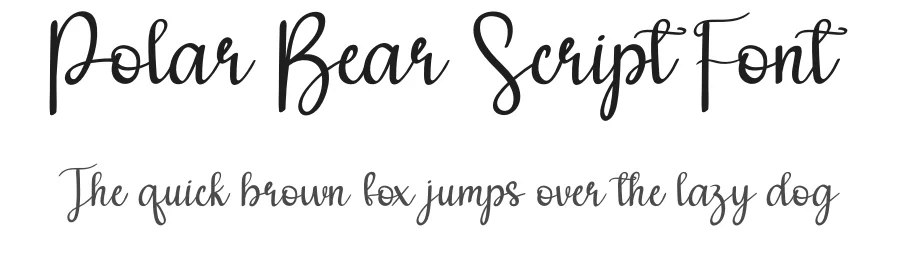 Polar Bear Script Font by andikastudio — Script Handwritten Font