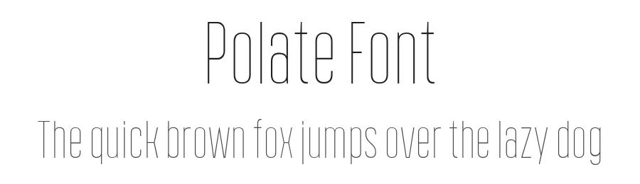 Polate Font by Typesketchbook — Sans Serif Font