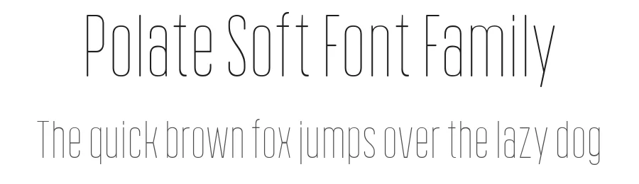 Polate Soft Font Family by Typesketchbook — Sans Serif Font