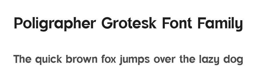Poligrapher Grotesk Font Family by UICreative — Decorative Font