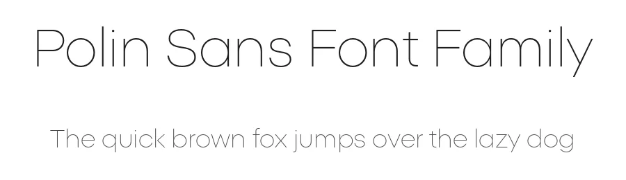 Polin Sans Font Family by Mateusz Machalski β Sans Serif Font