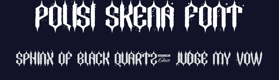 Polisi Skena Font by edricstudio — Display Font — thumbnail 2
