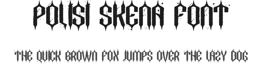 Polisi Skena Font by edricstudio — Display Font