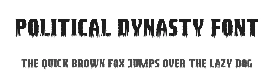 Political Dynasty Font by noahtype — Blackletter Font