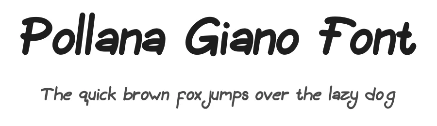 Pollana Giano Font by Javanicestudio — Script Handwritten Font