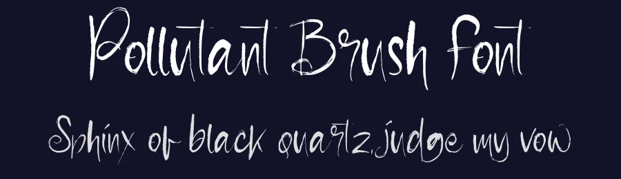 Pollutant Brush Font by fontkong — Script Handwritten Font — thumbnail 2