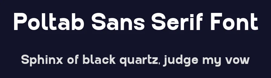 Poltab Sans Serif Font by glyphminds.studios — Decorative Font — thumbnail 2