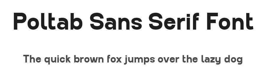Poltab Sans Serif Font by glyphminds.studios — Decorative Font