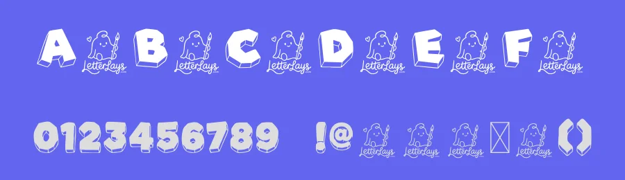 Polyblock Free Font by Letterlays — Decorative Font — thumbnail 3
