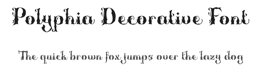 Polyphia Decorative Font by TypeClassHeroes — Display Font