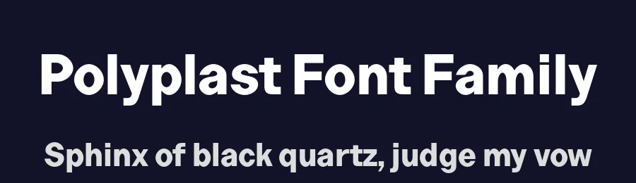 Polyplast Font Family by Bolditalic Studio — Decorative Font — thumbnail 2