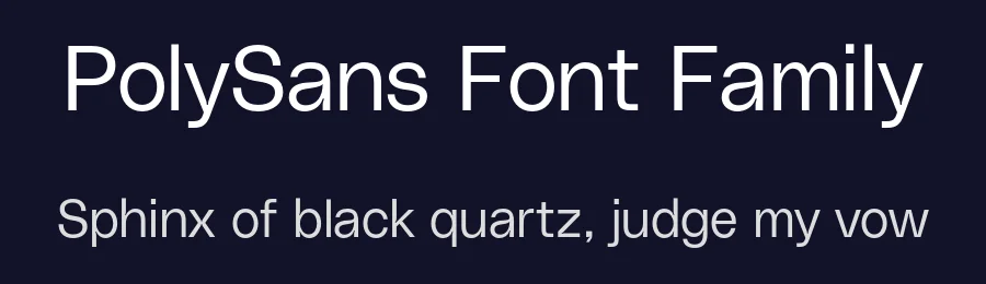 PolySans Font Family by Gradient — Sans Serif Font — thumbnail 2