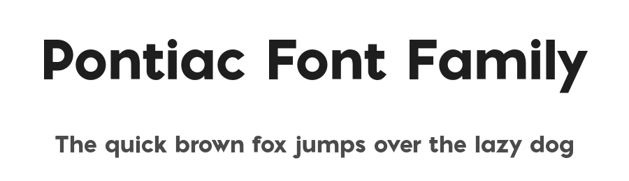 Pontiac Font Family by S&C Type — Sans Serif Font