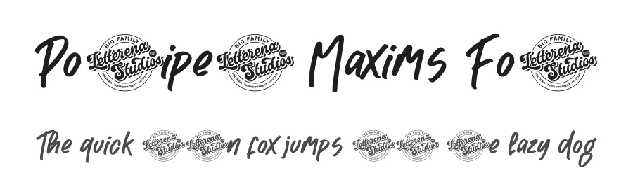 Pontipect Maxims Font by letterenastudios — Script Handwritten Font