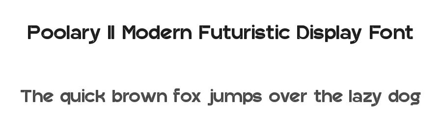 Poolary || Modern Futuristic Display Font by ErmediaStudio — Display Font