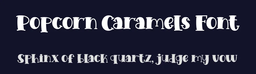 Popcorn Caramels Font by Dreamink Studio — Display Font — thumbnail 2