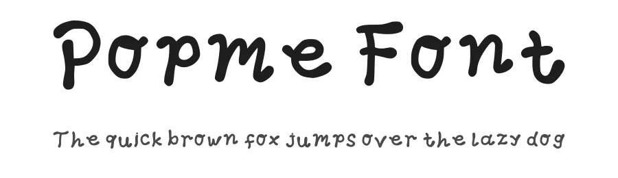 Popme Font by rinaeml β Decorative Font