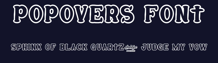Popovers Font by noahtype — Decorative Font — thumbnail 2