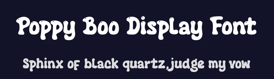Poppy Boo Display Font by Denustudios — Decorative Font — thumbnail 2