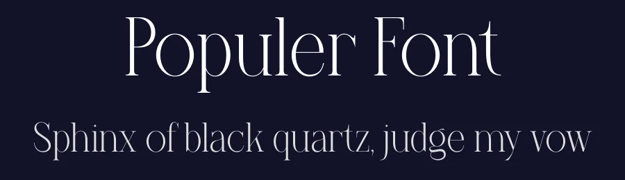 Populer Font by Pinisi ART — Serif Font — thumbnail 2