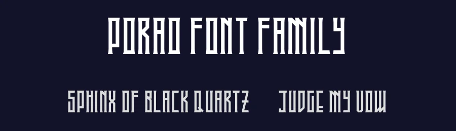 Porao Font Family by Caio Designer — Decorative Font — thumbnail 2