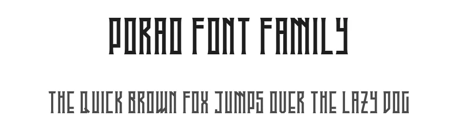 Porao Font Family by Caio Designer — Decorative Font
