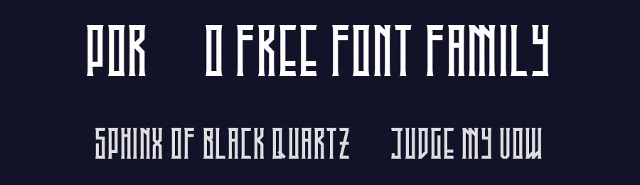 Porão Free Font Family by Caio Designer — Display Font — thumbnail 2
