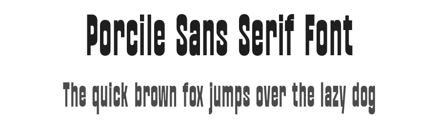 Porcile Sans Serif Font by glyphminds.studios — Decorative Font
