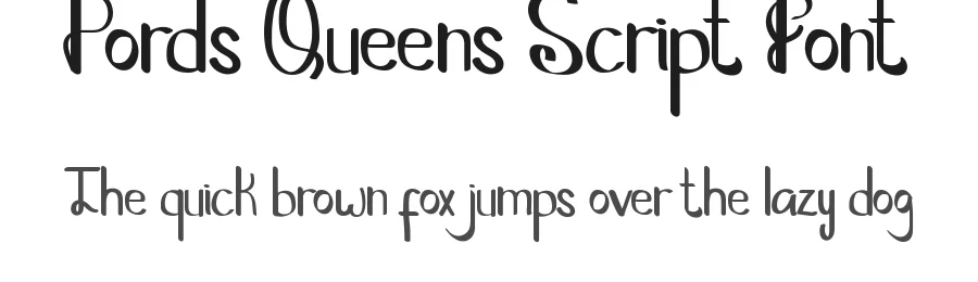 Pords Queens Script Font by inermediaSTUDIO — Script Handwritten Font