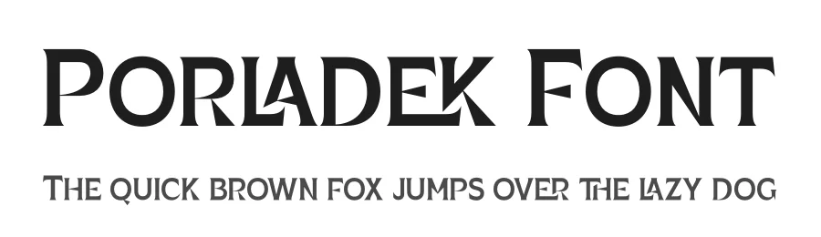 Porladek Font by Storytype — Serif Font