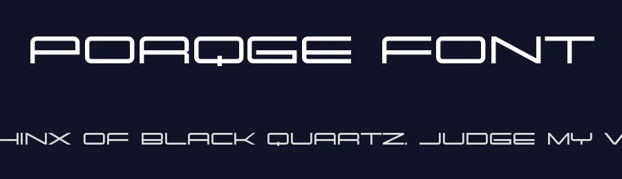 Porqge Font by Ari Wibowo — Display Font — thumbnail 2