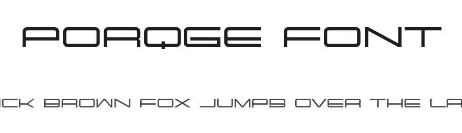 Porqge Font by Ari Wibowo — Display Font
