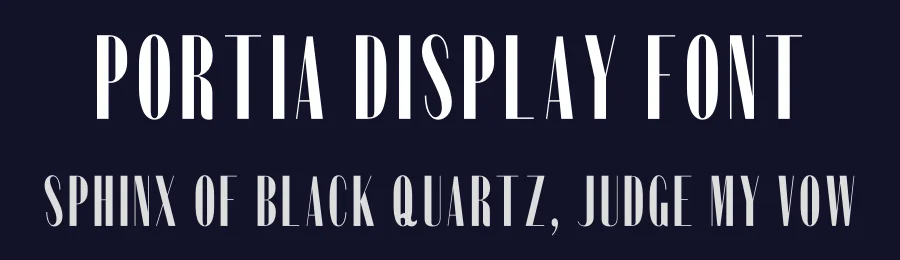 Portia Display Font by ochaya designs — Display Font — thumbnail 2
