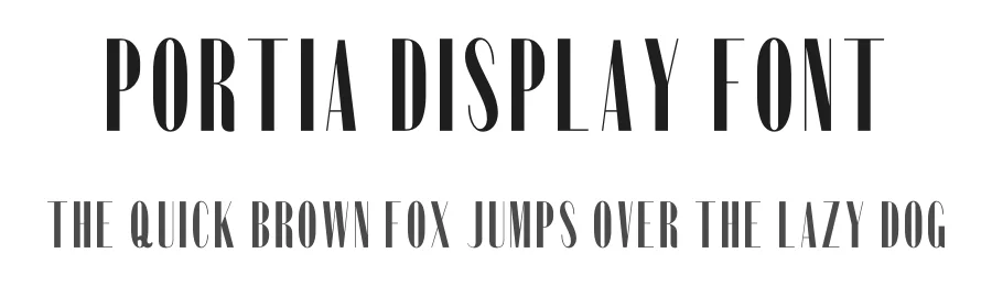 Portia Display Font by ochaya designs β Display Font