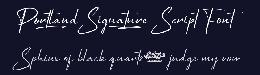 Portland Signature Script Font by noahtype — Script Handwritten Font — thumbnail 2