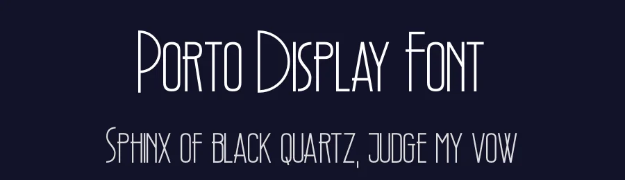 Porto Display Font by letterenastudios — Sans Serif Font — thumbnail 2