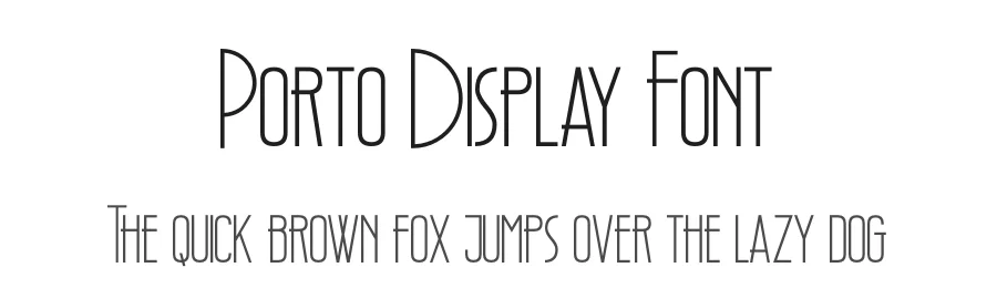 Porto Display Font by letterenastudios — Sans Serif Font