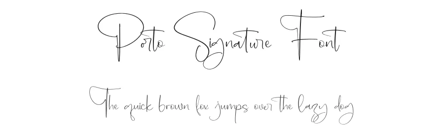 Porto Signature Font by letterfabric — Script Handwritten Font