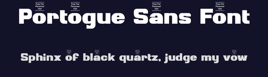 Portogue Sans Font by ErmediaStudio — Decorative Font — thumbnail 2