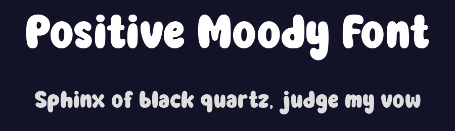 Positive Moody Font by Siapgraph — Display Font — thumbnail 2