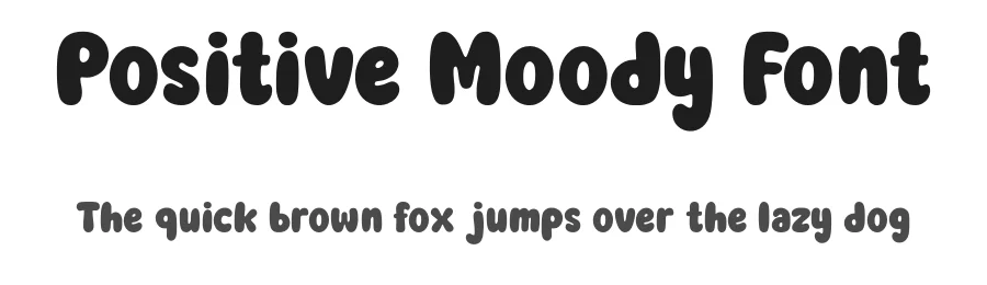 Positive Moody Font by Siapgraph — Display Font
